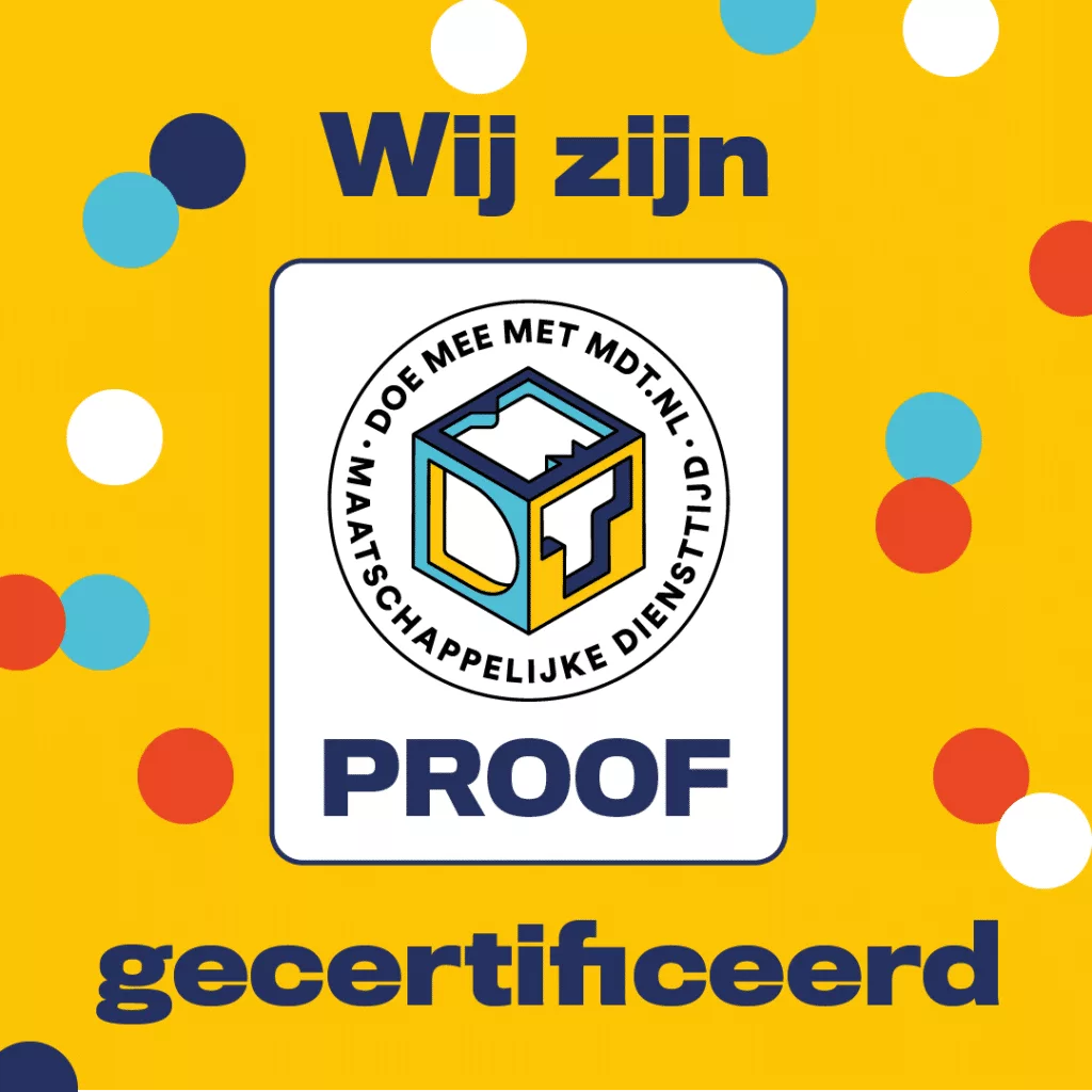 MDT Proof certificaat — Netwerk voor Jou